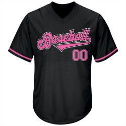 Maglia da baseball personalizzata autentica senza maniche verde rosa-neon nero Maglia da baseball personalizzata autentica senza maniche verde rosa-neon nero
