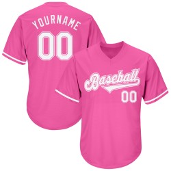 Maglia da baseball autentica Blue Light a righe blu-bianche personalizzata nera