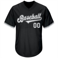 Maglia da baseball autentica sfumata personalizzata viola rosa-nera moda Maglia da baseball autentica sfumata personalizzata viola rosa-nera moda