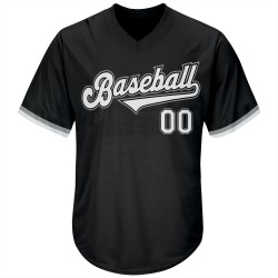 Maglia da baseball autentica sfumata personalizzata viola rosa-nera moda Maglia da baseball autentica sfumata personalizzata viola rosa-nera moda