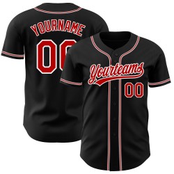 Maglia da baseball autentica, personalizzata, nera e viola, a righe verdi